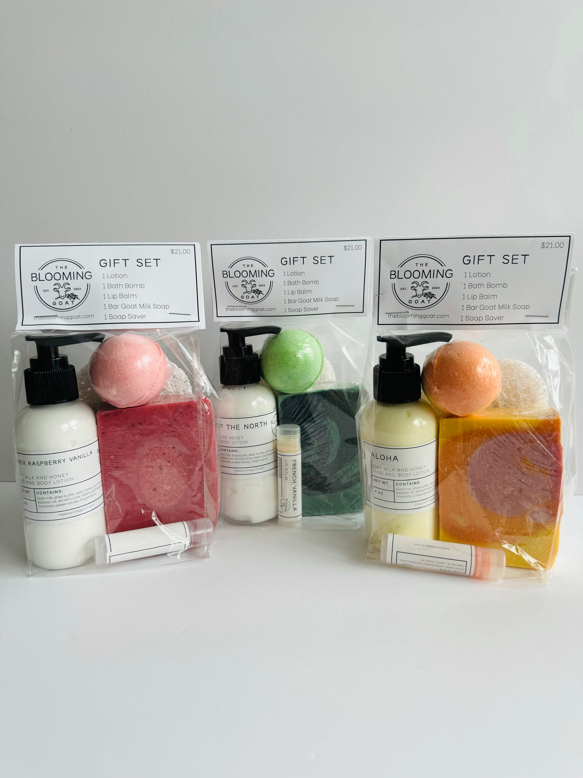 Gift Set (Choose Your Scent) – The Blooming Goat